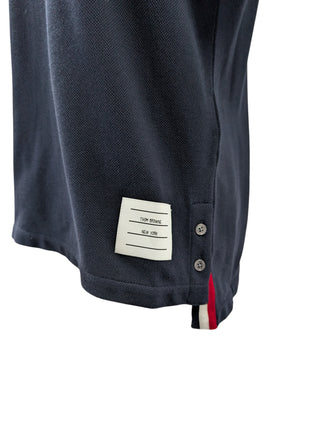 Navy Blue Round Neck Tee