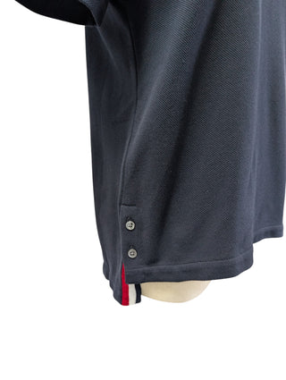 Navy Blue Round Neck Tee