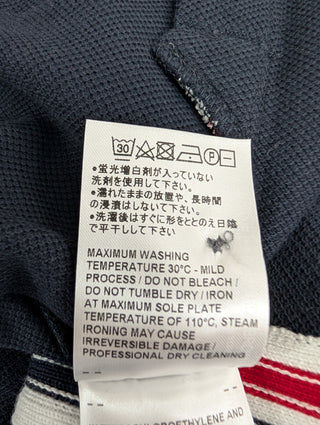 Navy Blue Round Neck Tee