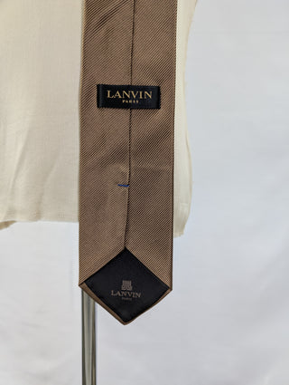 Beige Silk Sleeveless Top