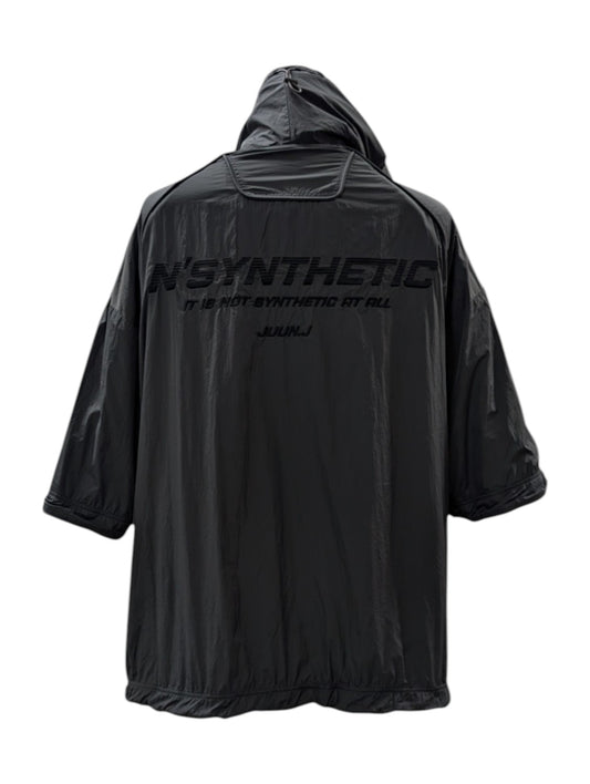Grey Reversible Short Sleeve Hoodie