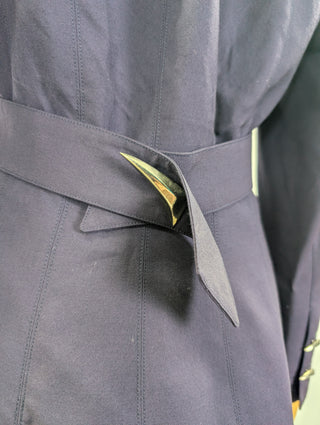 Dark Violet Single Button Blazer