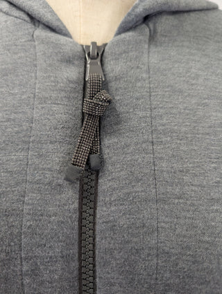 Grey Monili Detail Hoodie
