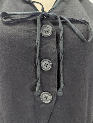 Black Cropped Waistcoat