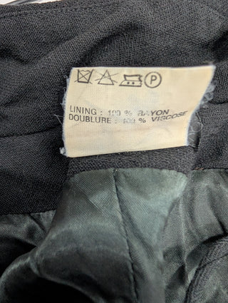 Black Cropped Waistcoat