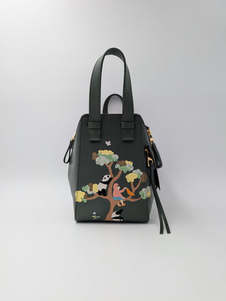 Loewe X Suna Fujita Hammock Panda Leather Shoulder Bag
