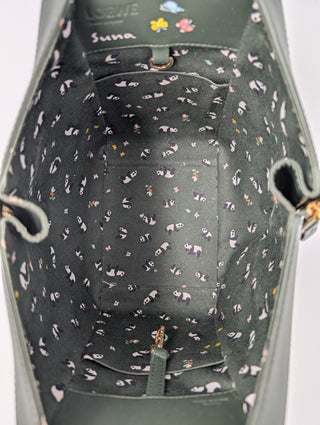 Loewe X Suna Fujita Hammock Panda Leather Shoulder Bag