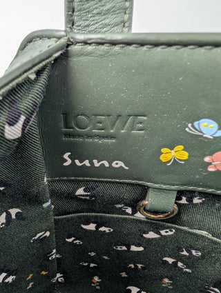 Loewe X Suna Fujita Hammock Panda Leather Shoulder Bag