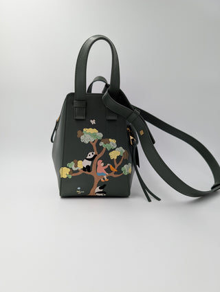 Loewe X Suna Fujita Hammock Panda Leather Shoulder Bag