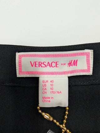 Black Pleated Mini Skirt