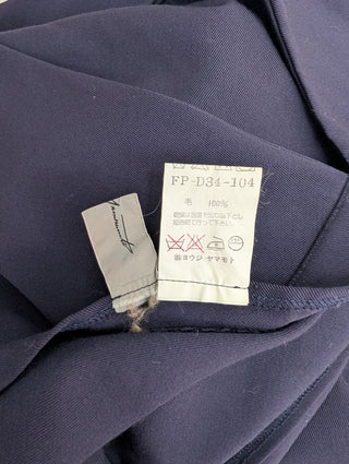 Dark Blue Deep V Sleeveless Vest Dress