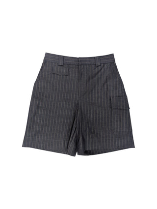Pin Striped Blue Shorts