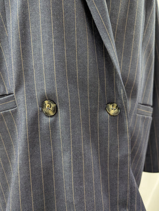 Pin Striped Blue Blazer