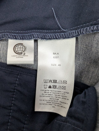 Pin Striped Blue Shorts