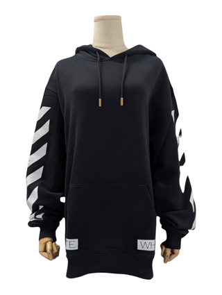Off-White Black "Blue Collar" Hoodie, front