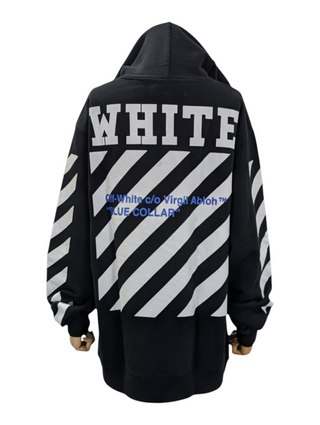 Off-White Black "Blue Collar" Hoodie, back