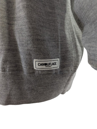 Grey Argyle Cardigan