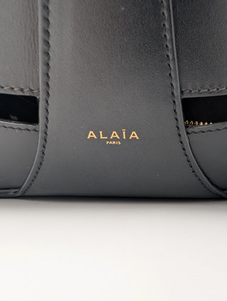 Black Delta Cut Out Panels Hobo Bag