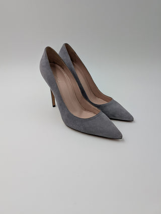 Grey Suede Heels