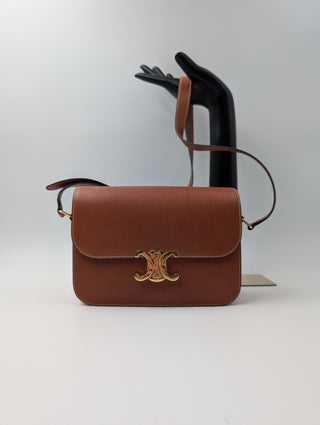 Classique Triomphe Bag In Natural Calfskin