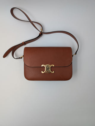 Classique Triomphe Bag In Natural Calfskin