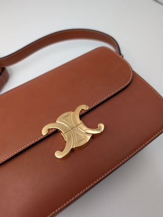 Classique Triomphe Bag In Natural Calfskin