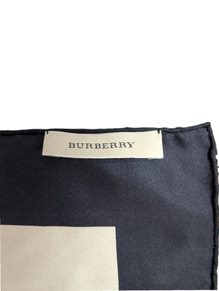 Check Square Silk Scarf