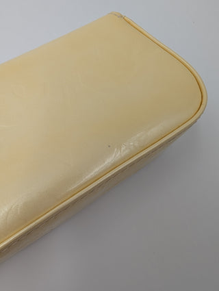 Light Yellow Monogram Clutch