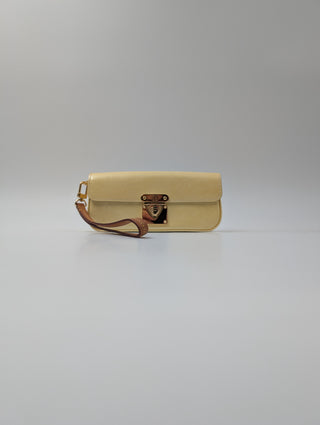 Light Yellow Monogram Clutch