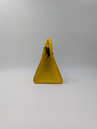Yellow Handbag With Shoulder Strap