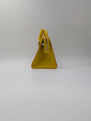 Yellow Handbag With Shoulder Strap