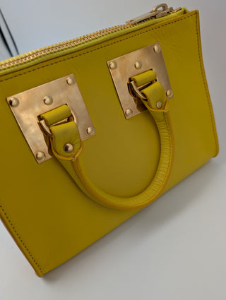 Yellow Handbag With Shoulder Strap