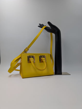Yellow Handbag With Shoulder Strap