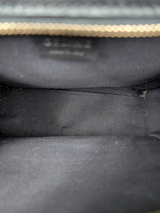 Celine Nano Luggage Shoulder Bag In Beige, Olive And Black