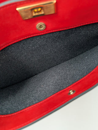 Marni Red Leather Handbag With Shoulder Strap