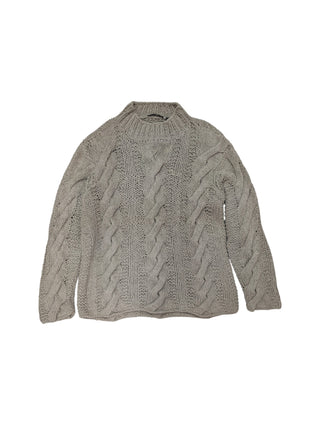 Light Brown Silk Knitted Pullover