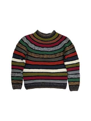 Dolce & Gabbana Multi Color Wool Pullover