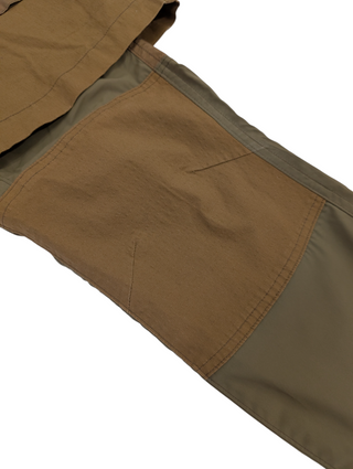 White Mountaineering Earth Tone Elastic Waisted Cotton And Nylon Drawstring Pants