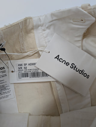 Acne Studios Fil Coupe Cotton-Blend Crepe Shorts
