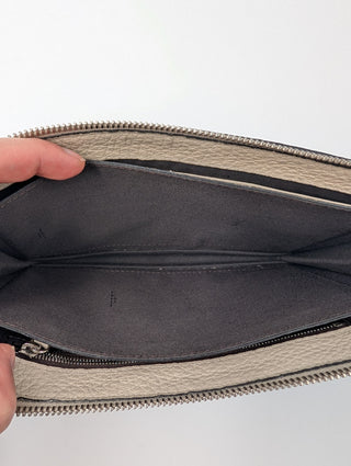 Fendi Beige Clutch With Pattern