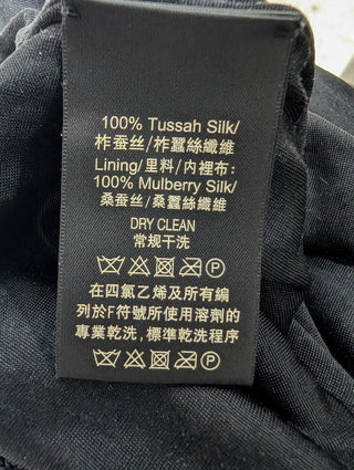 Black Silk Halter Neck Knit Dress