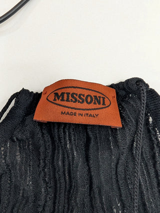 Black And White Halter Neck Top