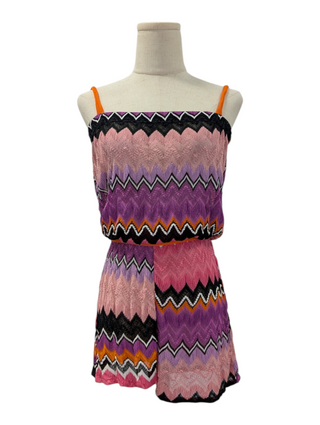 Multicolored Mini Jumpsuit