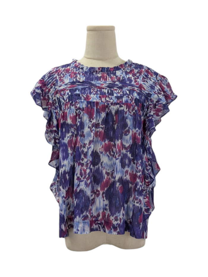 Blue Tie Dye Blouse