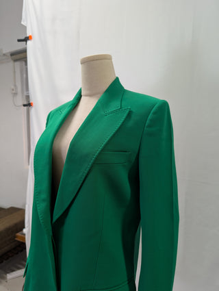 Green Wool Blazer