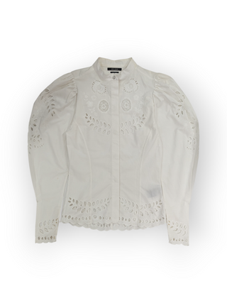 White Danala Borderie Anglaise Blouse