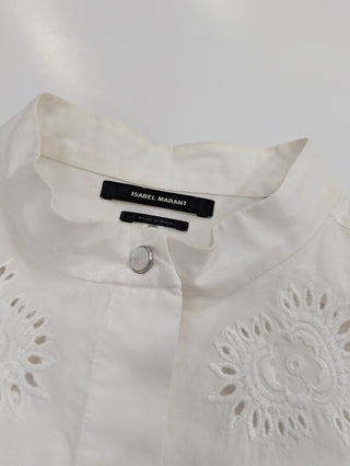 White Danala Borderie Anglaise Blouse