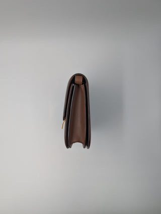 Celine Brown Medium Classic Box Bag