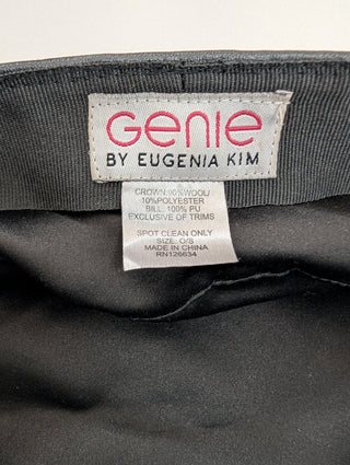 Wool Felt Marine Cap With Leather Bill