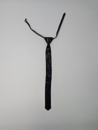 Sequin Silk Tie
